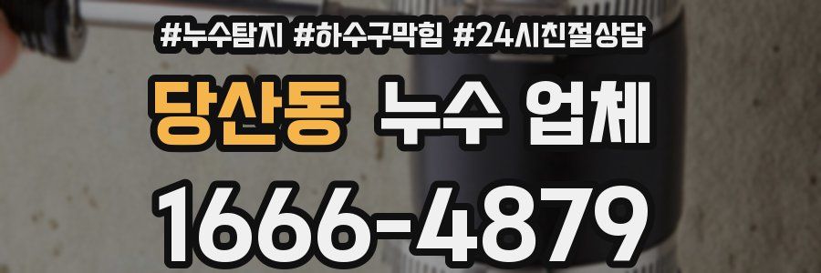당산동 누수 업체