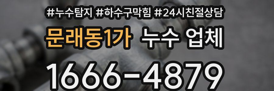 문래동1가 누수 업체