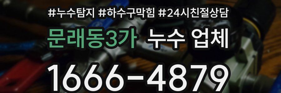 문래동3가 누수 업체
