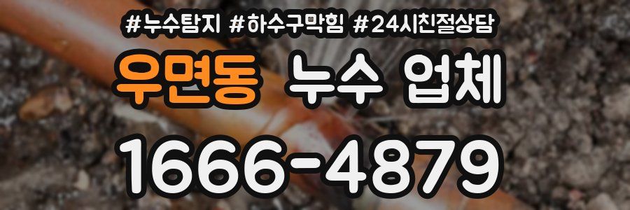 우면동 누수 업체