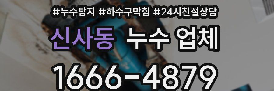 신사동 누수 업체