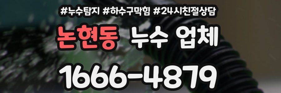 논현동 누수 업체