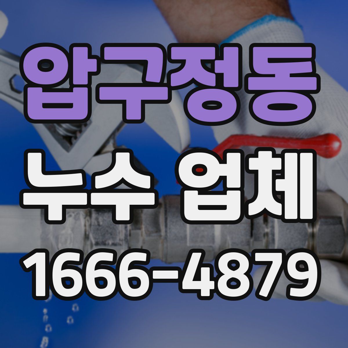 압구정동 누수 업체