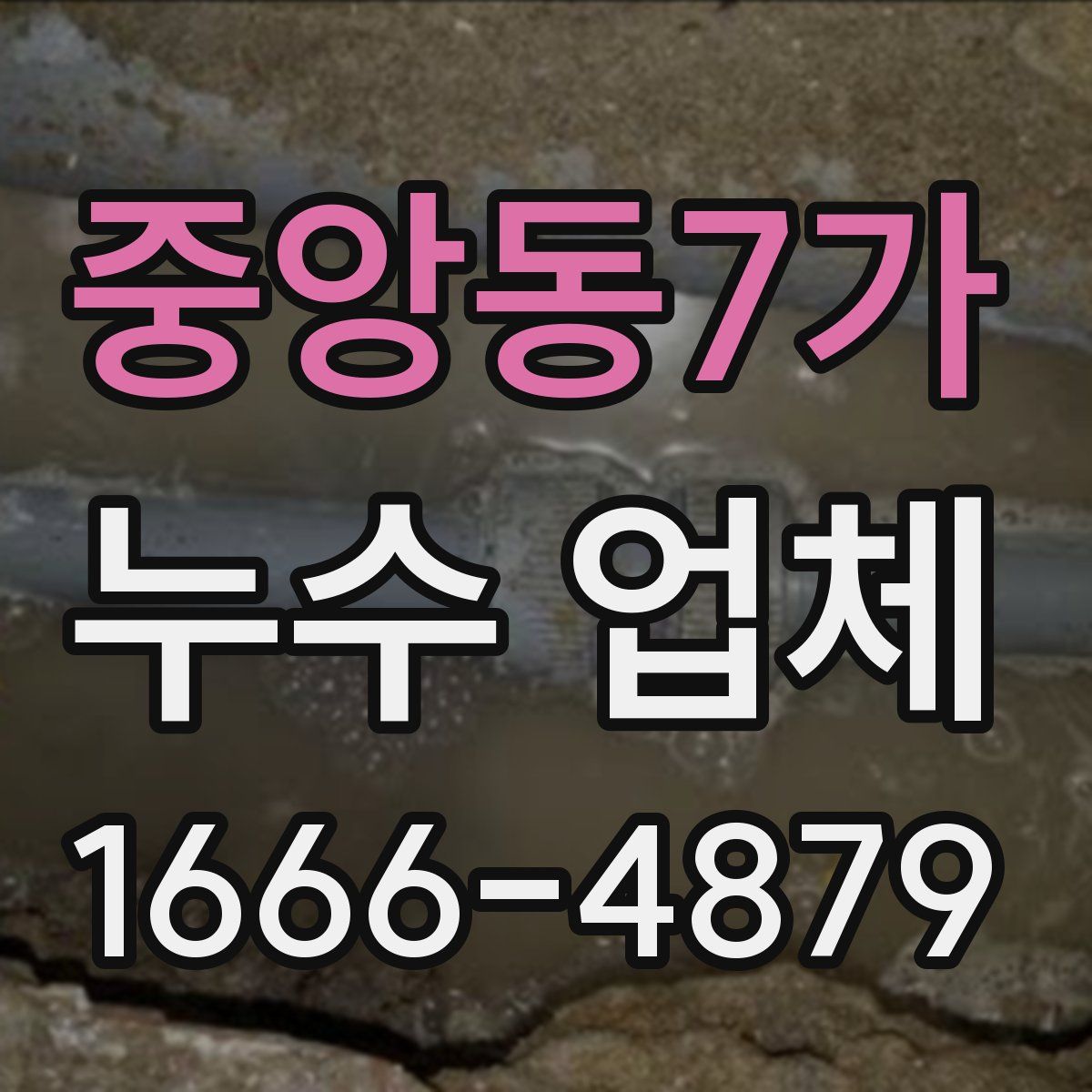중앙동7가 누수 업체