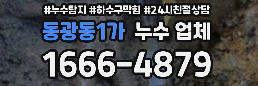 동광동1가 누수 업체