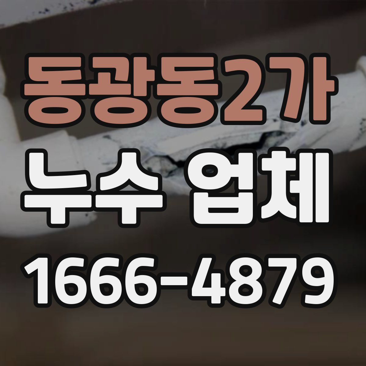 동광동2가 누수 업체