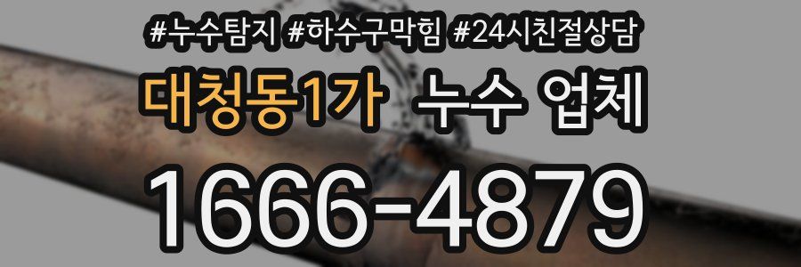 대청동1가 누수 업체