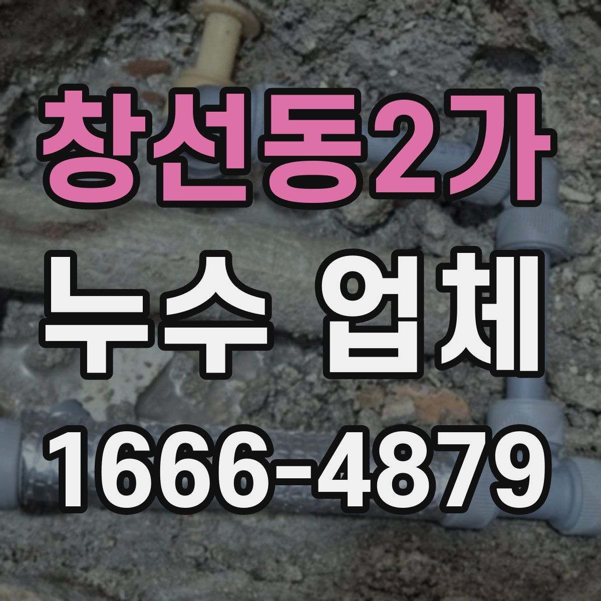 창선동2가 누수 업체