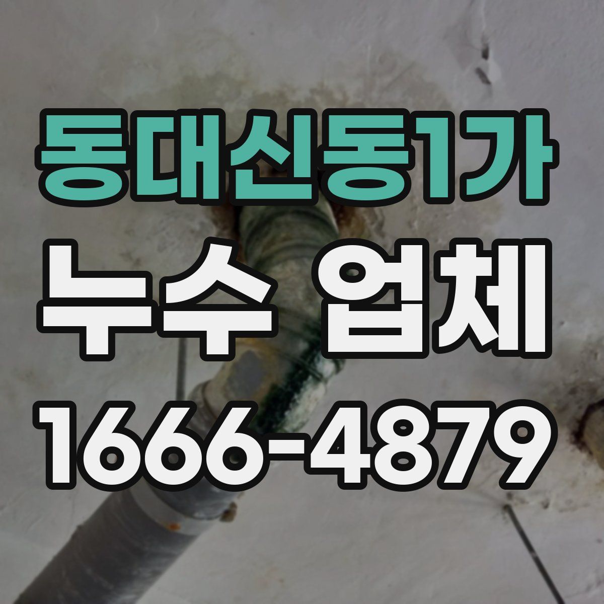 동대신동1가 누수 업체