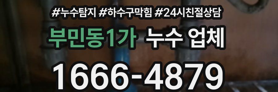 부민동1가 누수 업체