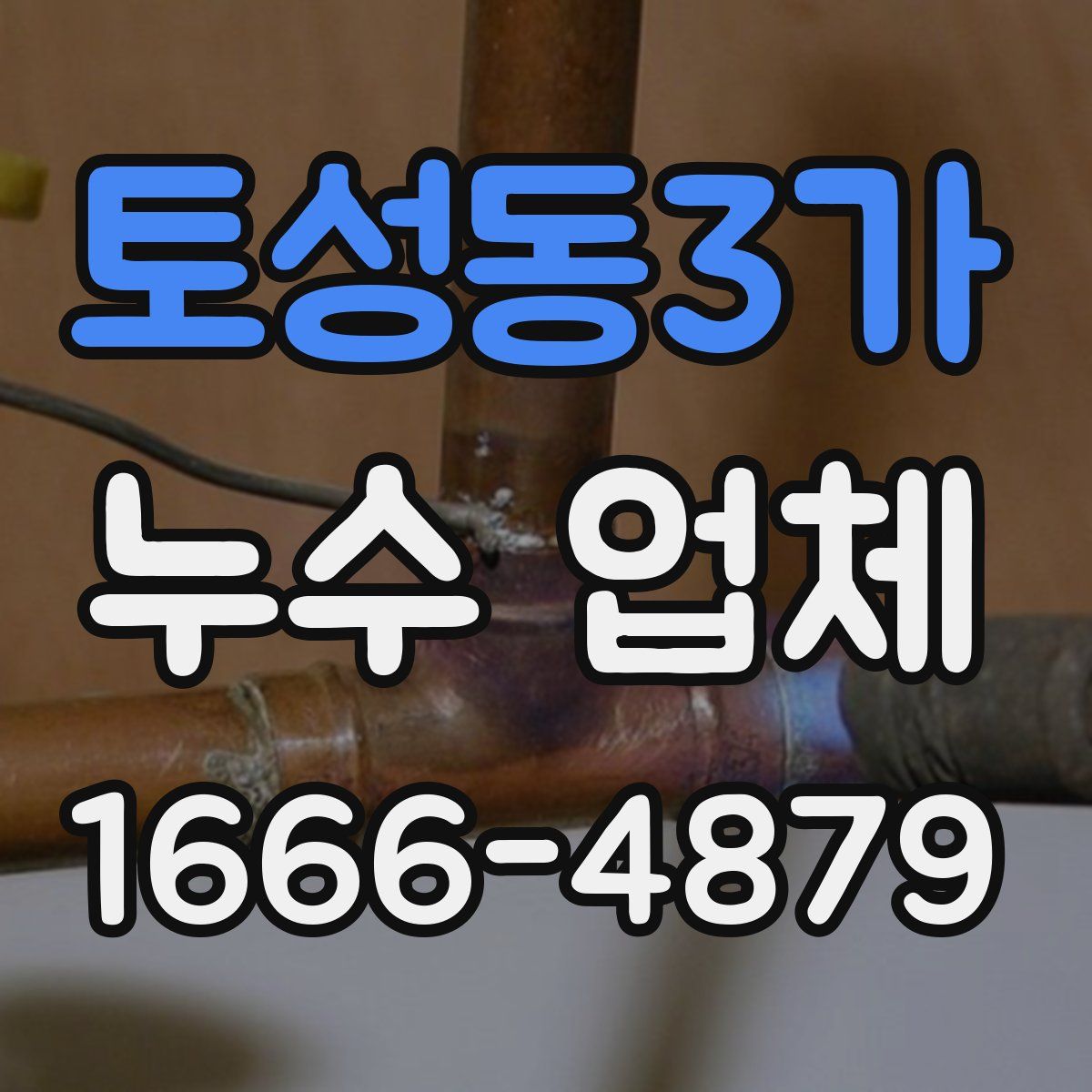 토성동3가 누수 업체