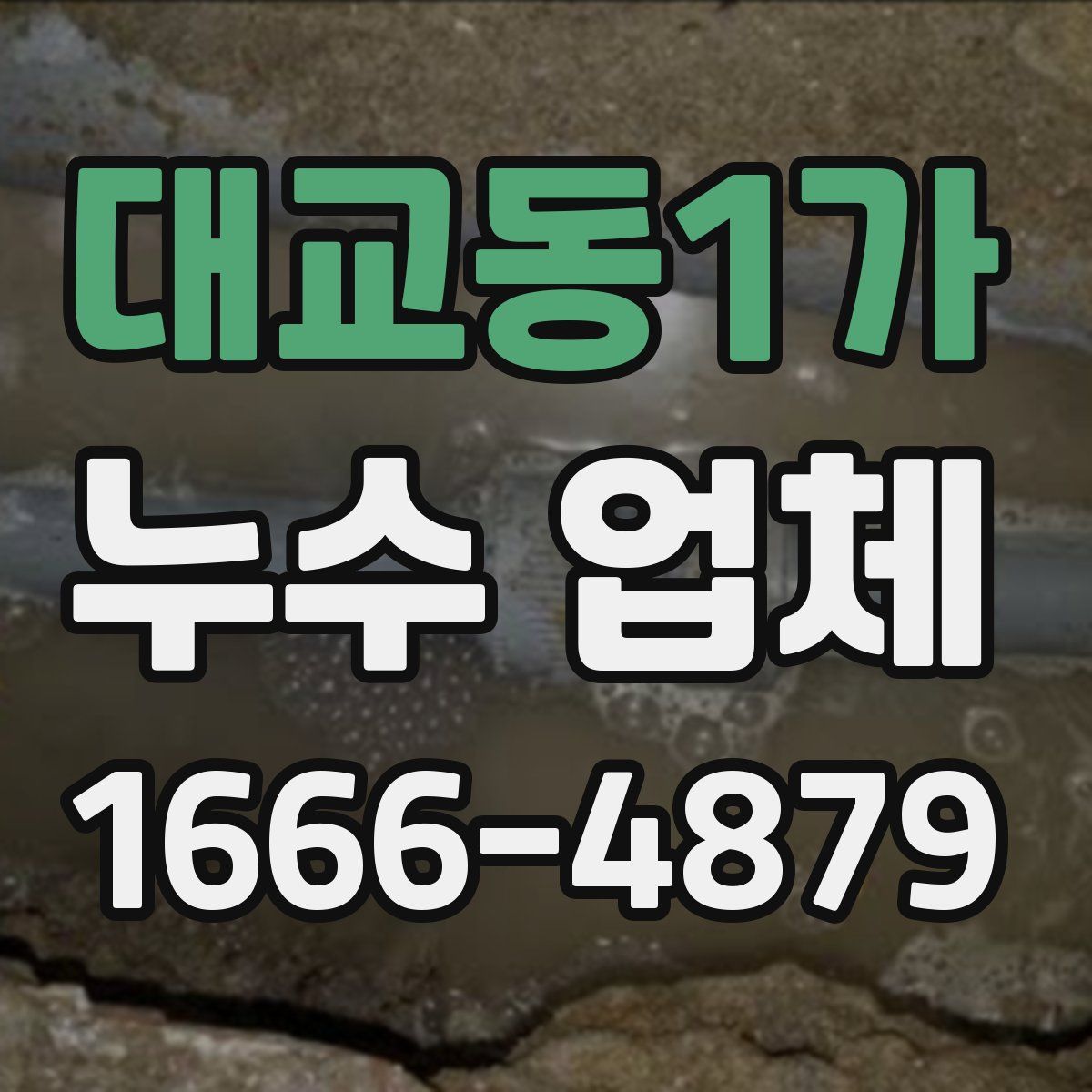 대교동1가 누수 업체