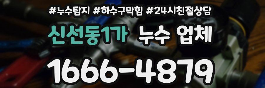 신선동1가 누수 업체