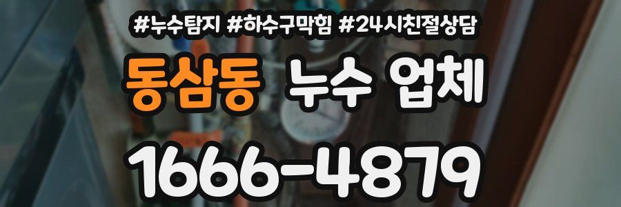 동삼동 누수 업체