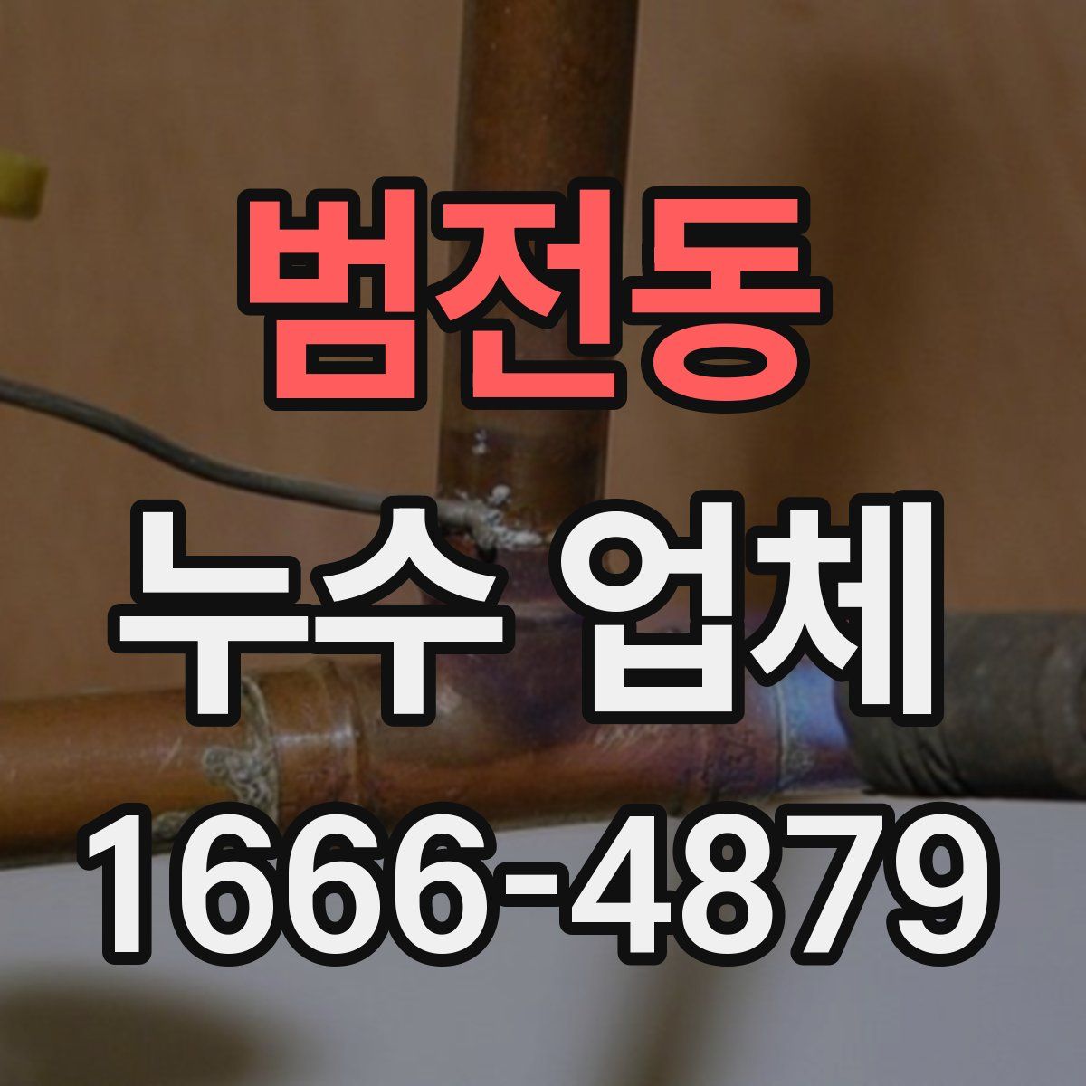 범전동 누수 업체