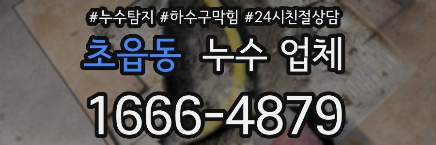 초읍동 누수 업체