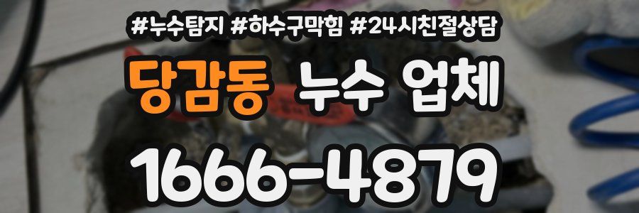 당감동 누수 업체