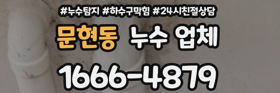 문현동 누수 업체