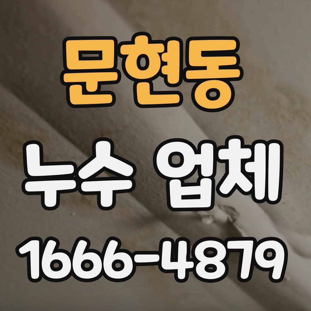문현동 누수 업체