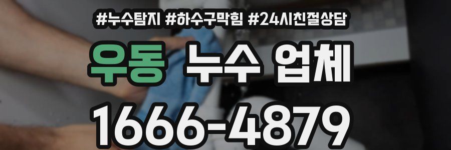 우동 누수 업체