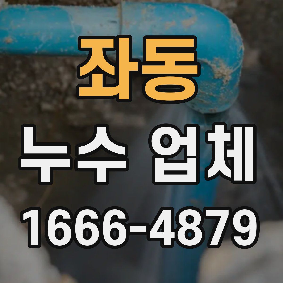 좌동 누수 업체