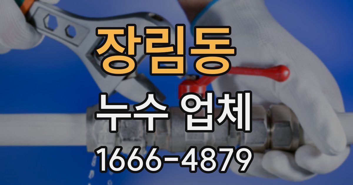 장림동 누수 업체