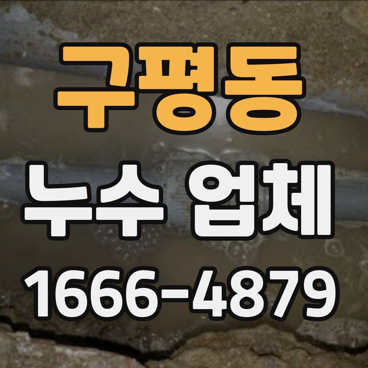 구평동 누수 업체