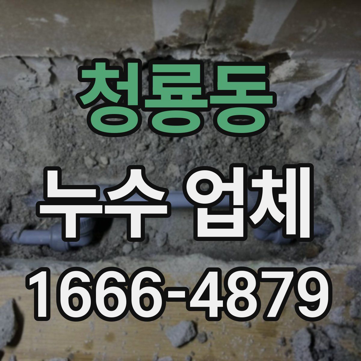 청룡동 누수 업체