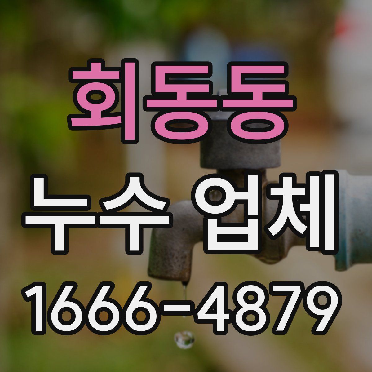 회동동 누수 업체