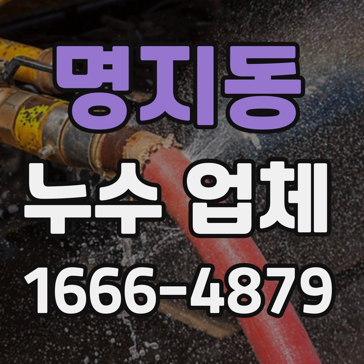 명지동 누수 업체