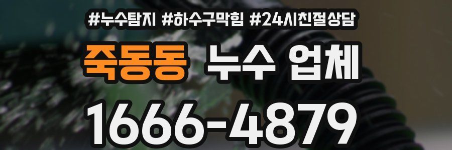 죽동동 누수 업체