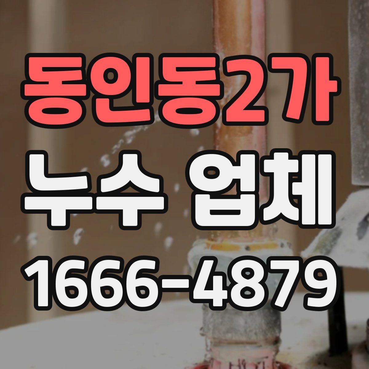 동인동2가 누수 업체