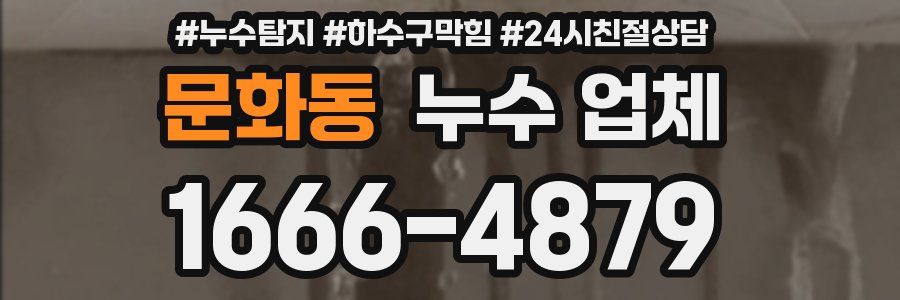 문화동 누수 업체