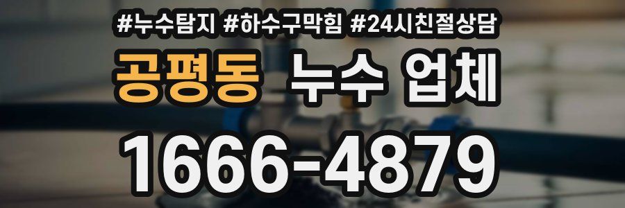 공평동 누수 업체