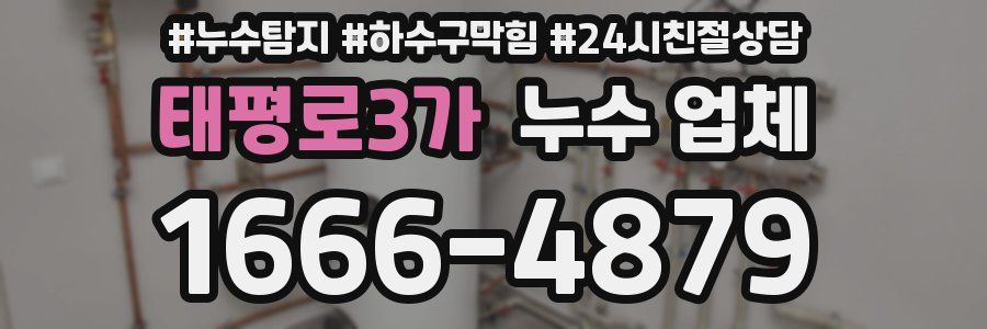 태평로3가 누수 업체