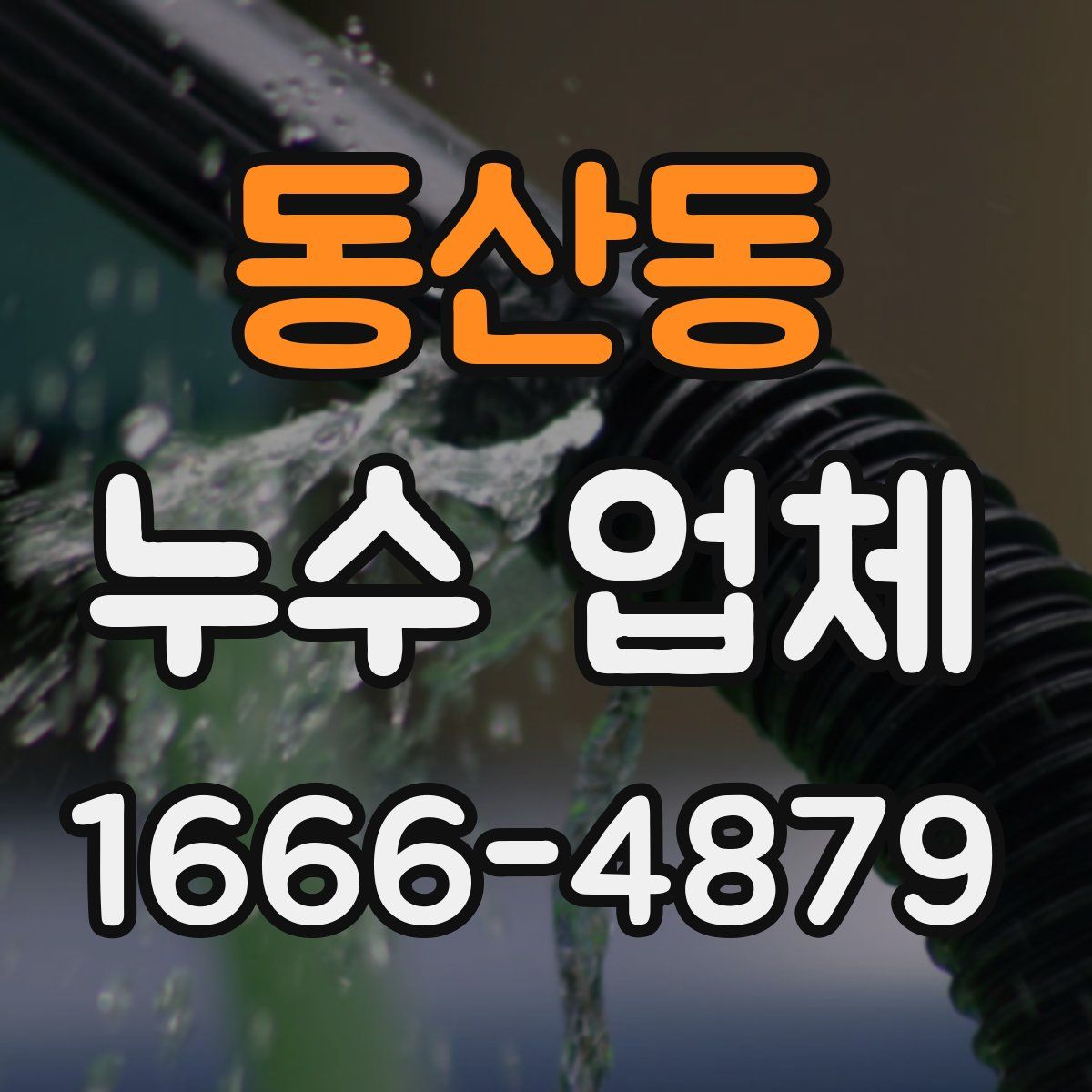 동산동 누수 업체