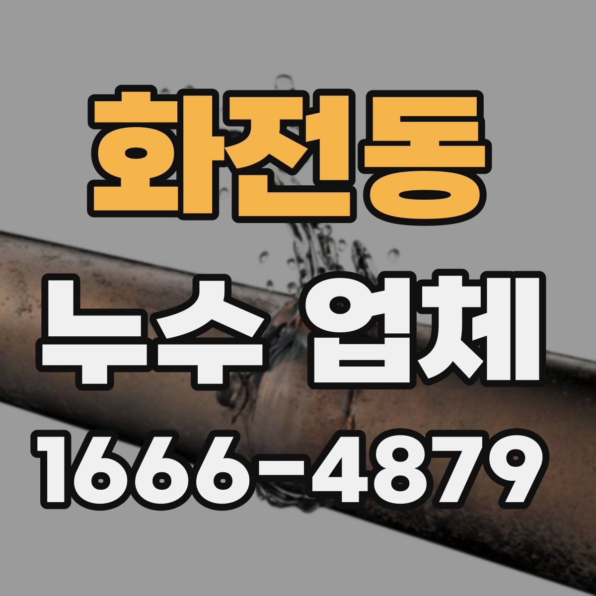 화전동 누수 업체