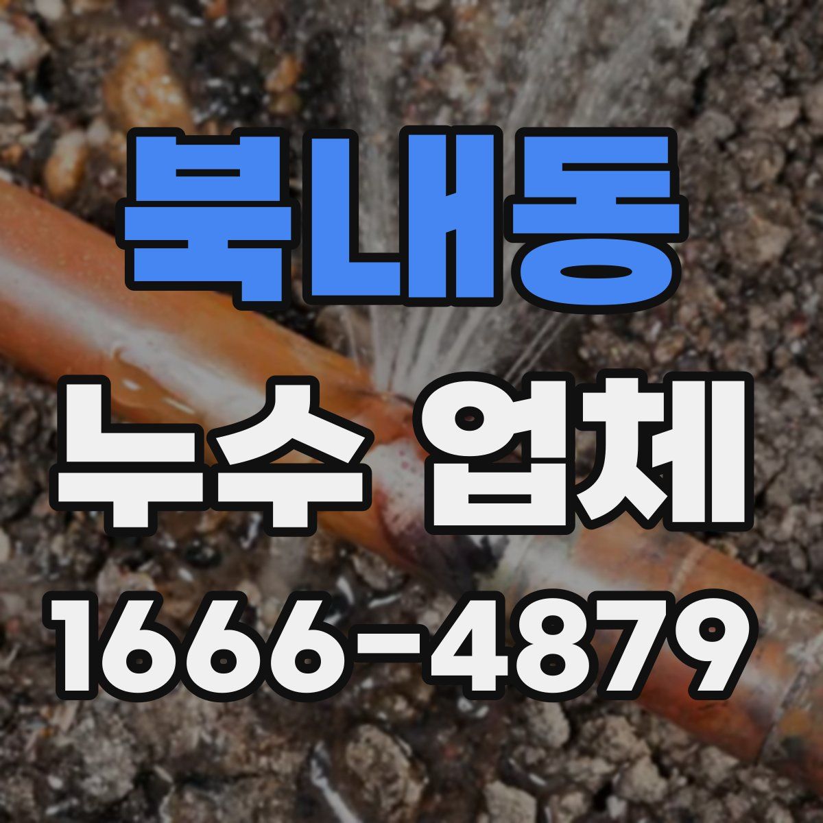 북내동 누수 업체
