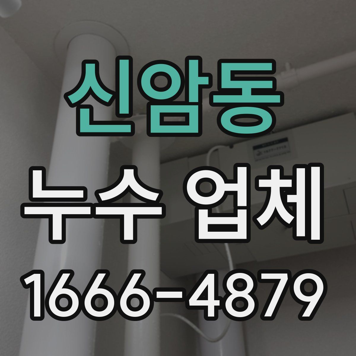 신암동 누수 업체