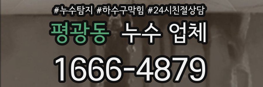 평광동 누수 업체