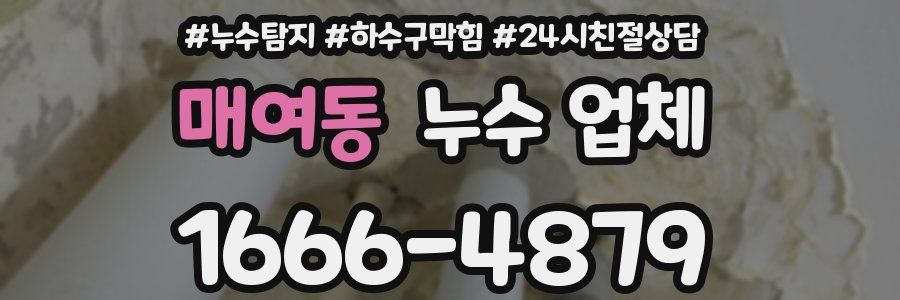 매여동 누수 업체