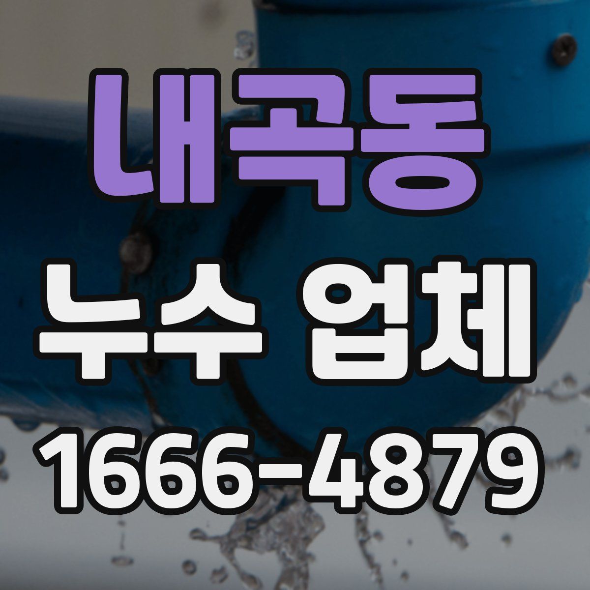 내곡동 누수 업체