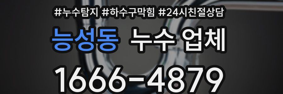 능성동 누수 업체