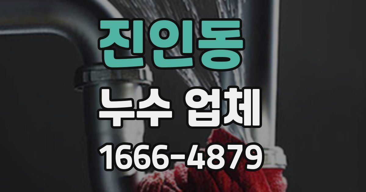 진인동 누수 업체