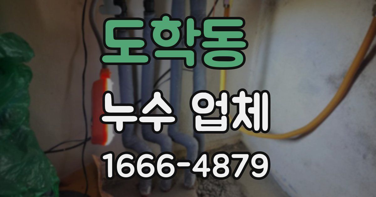 도학동 누수 업체