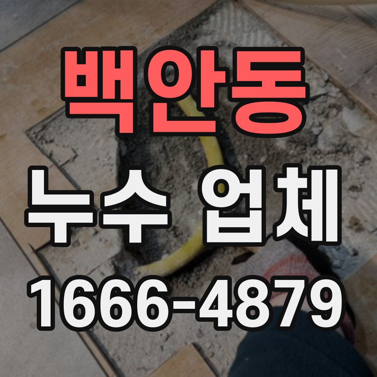 백안동 누수 업체