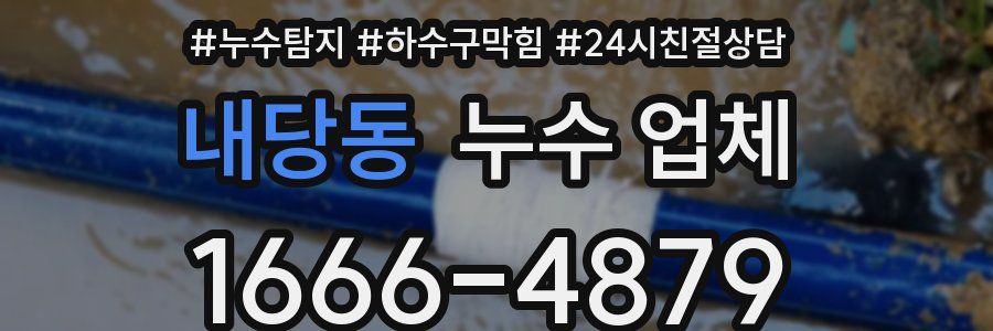 내당동 누수 업체