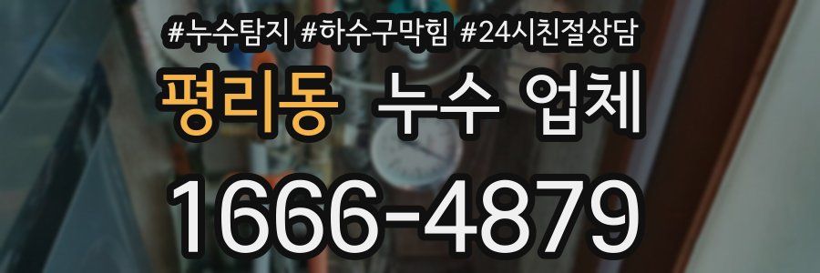 평리동 누수 업체
