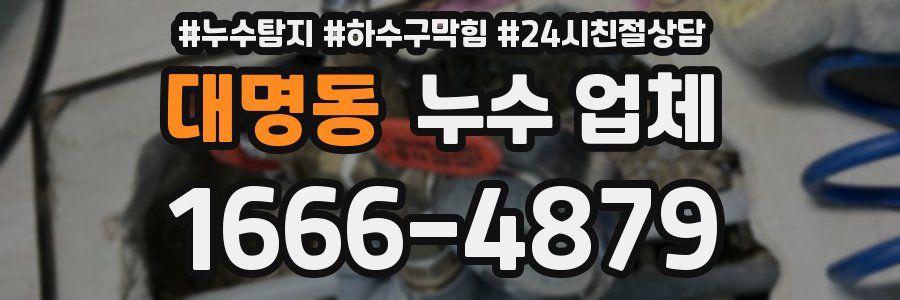 대명동 누수 업체
