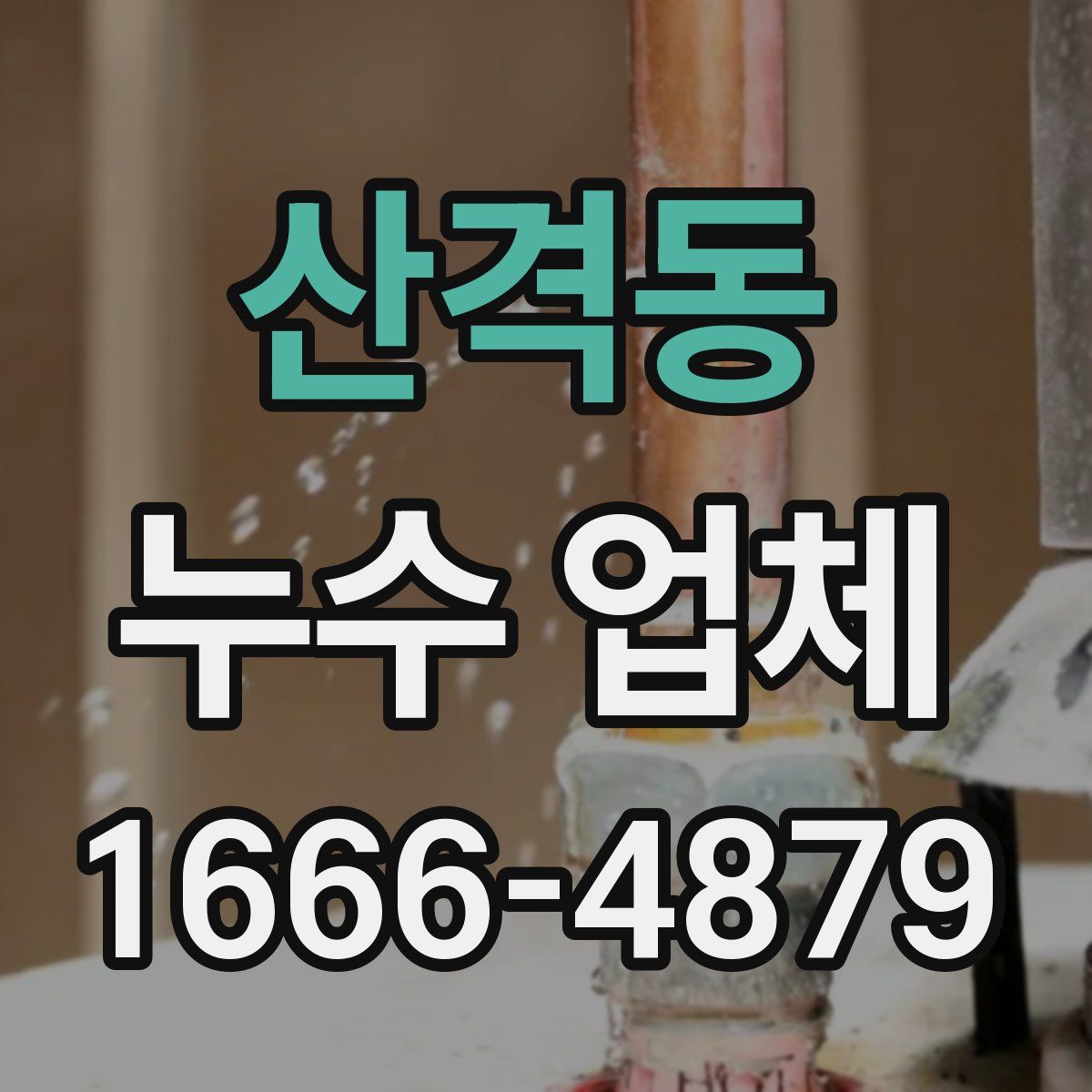 산격동 누수 업체